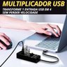 Hub Usb 3.0 Extensor 4 Portas Led Indicador High Speed Hd - 9