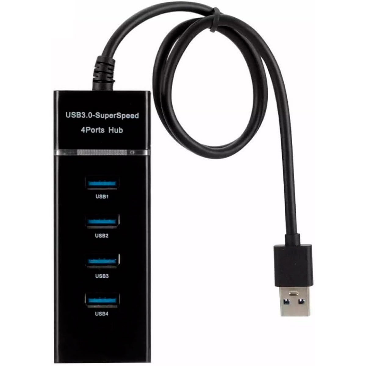 Hub Usb 3.0 Extensor 4 Portas Led Indicador High Speed Hd