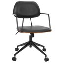 Ver imagem 4 de Kit com 6 Cadeiras Office com Relex em Aço Carbono e Couro Ecologico Dijon Preto