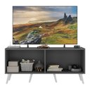 Ver imagem 5 de Rack Tv até 50 Polegadas 4 Portas Retrô com Espelhos Multimóveis Mp1082 Grafite/branco