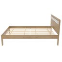 Ver imagem 3 de Cama de Solteiro para Colchão 88cm Amendoa/branco M8010 Tecno Mobili