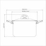 Espagueteira 22 Cm 5,7l Loreto Antiaderente Tramontina Cor:Vermelho - 3