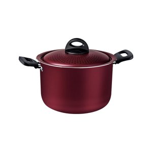 Espagueteira 22 Cm 5,7l Loreto Antiaderente Tramontina Cor:Vermelho