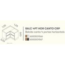 Ver imagem 5 de Balcão Canto 4 Portas MDF Tampo UV com Rodapé em PVC Lisboa Itatiaia