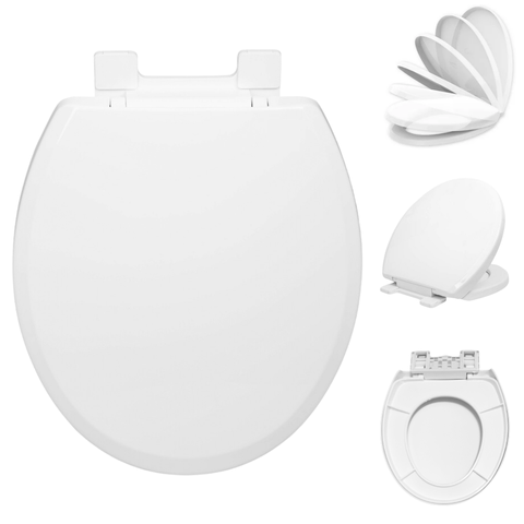 Tampa de Vaso Sanitário Assento Soft Close para Bacia Carmen Roca 1.6gpf 6.0lpf Retira Fácil
