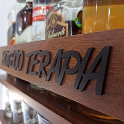 Barzinho de Parede - Boteco Terapia - 54x28 - Nova Imbuia - 2