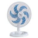 Ver imagem 1 de Ventilador Mesa Lorena Branco Oscilante 127v Pás Azul