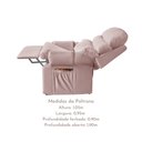 Ver imagem 5 de Poltrona para Extensão de Cílios e Sobrancelhas Reclinável Suede