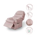 Ver imagem 3 de Poltrona para Extensão de Cílios e Sobrancelhas Reclinável Suede