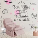 Ver imagem 2 de Poltrona para Extensão de Cílios e Sobrancelhas Reclinável Suede