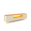 Ver imagem 1 de Rack Nobre 2.1 com Pés de Vidro Offwhite com Nature - Gelius