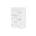 Ver imagem 2 de Cômoda Organizadora Grande 5 Gavetas Quarto Casal Branco