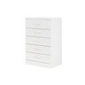 Cômoda Organizadora Grande 5 Gavetas Quarto Casal Branco - 2