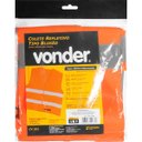 Ver imagem 2 de Colete Refletivo sem Bolso Laranja Cv101 - Vonder