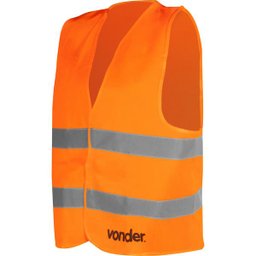 Colete Refletivo sem Bolso Laranja Cv101 - Vonder - 4