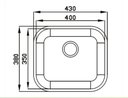 Ver imagem 2 de Cuba Inox N3 Prof.170 Alto Brilho - Furo 4.1/2 - CX03 10.02.37241 GHELPLUS