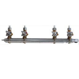 Registro Ramal Fogão Cooktop Fischer 4 Peças Com Cavalete - 1