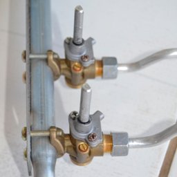 Registro Ramal Fogão Cooktop Fischer 4 Peças Com Cavalete - 4