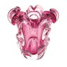 Vaso de Vidro Italy Rosa 11,5cm X 13cm - Lyor - 1