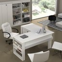 Ver imagem 4 de Mesa para Escritório em L Me4145 Branco Tecnomobili