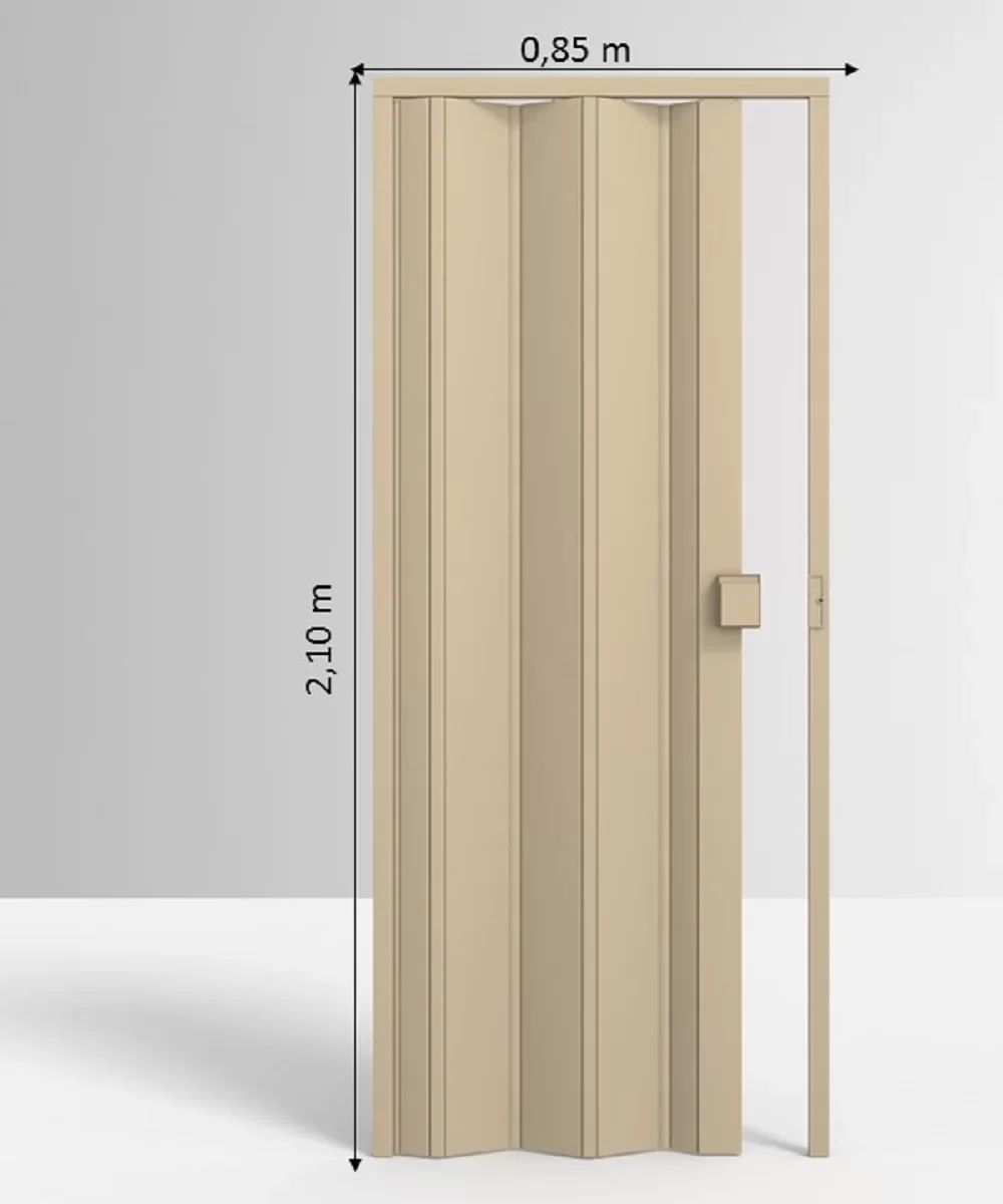 Porta Sanfonada de PVC 210x85cm Permatti - 4