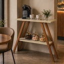 Ver imagem 7 de Aparador Cantinho do Café Industrial Decoração Madeira:Branco