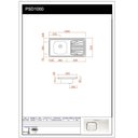 Ver imagem 2 de Pia Inox Fabrinox PSD1000E 100x52cm, cuba esquerda, válvula e sifão