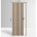 Ver imagem 4 de Porta Sanfonada de Pvc 210x72cm Permatti