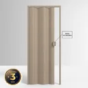 Ver imagem 3 de Porta Sanfonada de PVC 210x72cm Permatti Bege Marmorizado