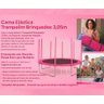 Cama Elástica Pula Pula 3,05m Infantil Rosa Pink 100% Nacional Suporta até 335kg - 8
