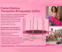 Ver mais imagens de Cama Elástica Pula Pula 3,05m Infantil Rosa Pink 100% Nacional Suporta até 335kg