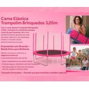 Ver mais imagens de Cama Elástica Pula Pula 3,05m Infantil Rosa Pink 100% Nacional Suporta até 335kg