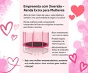 Ver imagem 3 de Cama Elástica Pula Pula 3,05m Infantil Rosa Pink 100% Nacional Suporta até 335kg