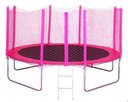 Ver imagem 1 de Cama Elástica Pula Pula 3,05m Infantil Rosa Pink 100% Nacional Suporta até 335kg