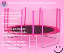Ver imagem 6 de Cama Elástica Pula Pula 3,05m Infantil Rosa Pink 100% Nacional Suporta até 335kg
