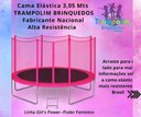 Ver imagem 4 de Cama Elástica Pula Pula 3,05m Infantil Rosa Pink 100% Nacional Suporta até 335kg