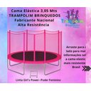 Ver imagem 4 de Cama Elástica Pula Pula 3,05m Infantil Rosa Pink 100% Nacional Suporta até 335kg