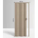 Ver imagem 3 de Porta Sanfonada de PVC 210x85 cm Permatti Bege Marmorizado
