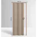 Ver imagem 4 de Porta Sanfonada de Pvc 210x97cm Permatti