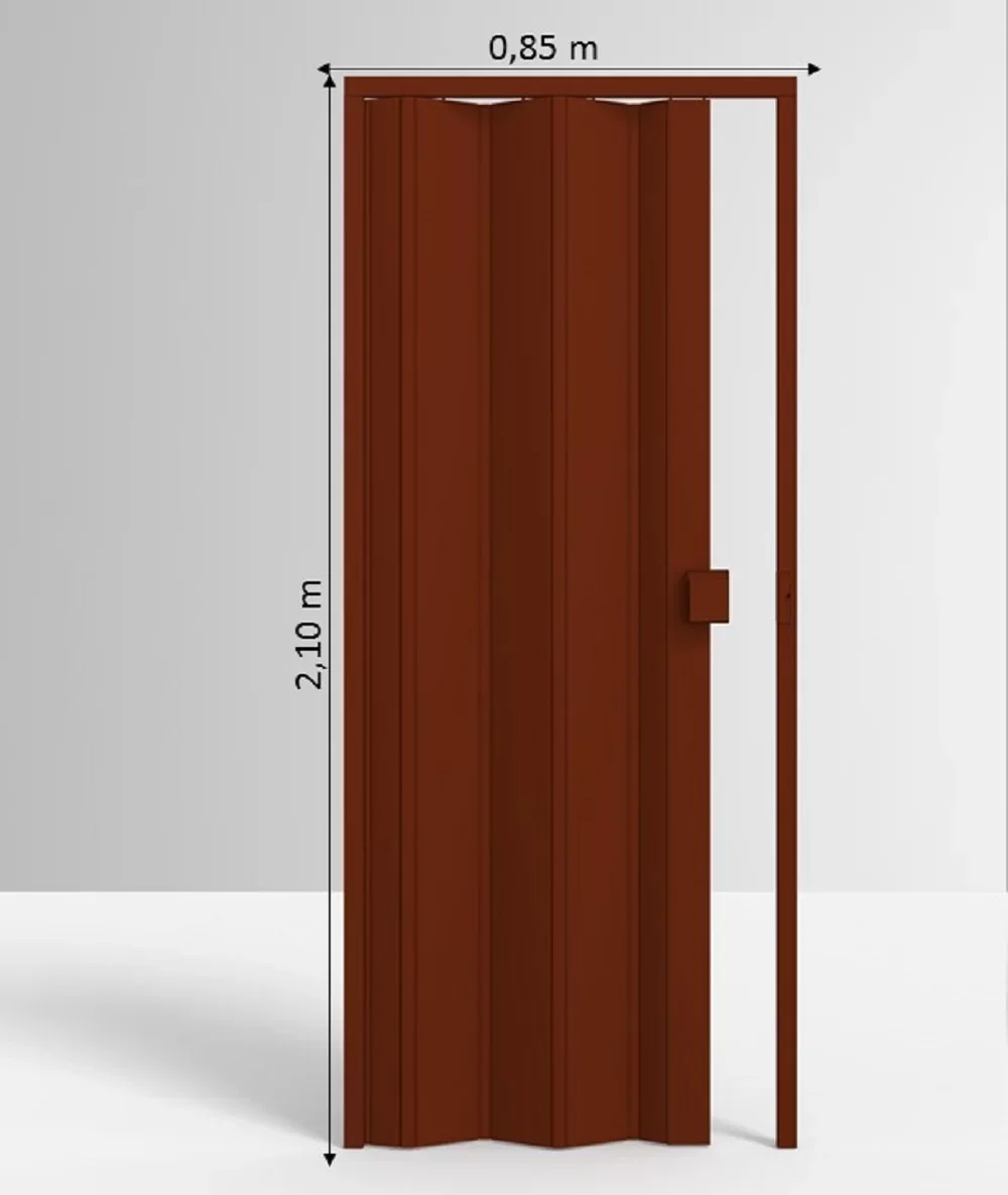 Porta Sanfonada de PVC 210x85cm Permatti - 4