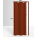 Ver imagem 4 de Porta Sanfonada de PVC 210x97cm Permatti Mogno Liso