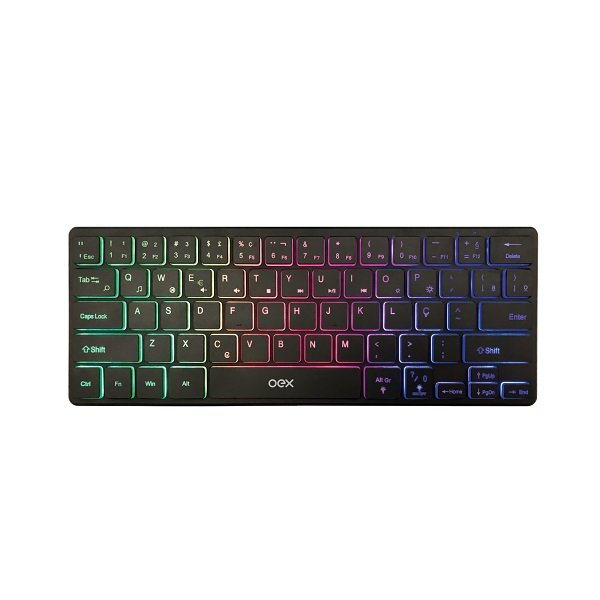 ●THA UNDA Teclado Multimídia EFFECT Conexão USB Padrão ABNT2 - OEX TC403