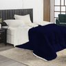 Cobertor Edredom Sherpa Casal Queen Grosso Cores Macio Casen Cor:azul Marinho - 1