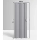 Ver imagem 4 de Porta Sanfonada de Pvc 210x60cm Permatti