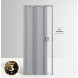 Porta Sanfonada de PVC 210x72cm Permatti - 3