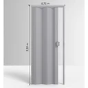 Ver imagem 4 de Porta Sanfonada de Pvc 210x72cm Permatti