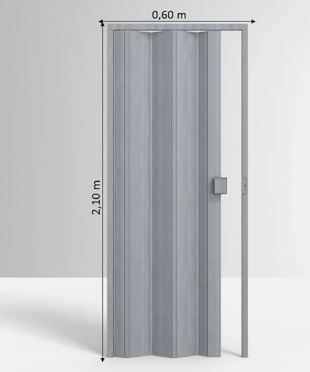Porta Sanfonada de PVC 210x60cm Permatti - 3