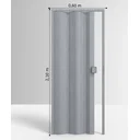 Ver imagem 4 de Porta Sanfonada de Pvc 210x60cm Permatti