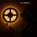 Ver imagem 4 de Espelheira 150x40 E13 Couro Simples Preto Sup Par Led Branco Bivolt