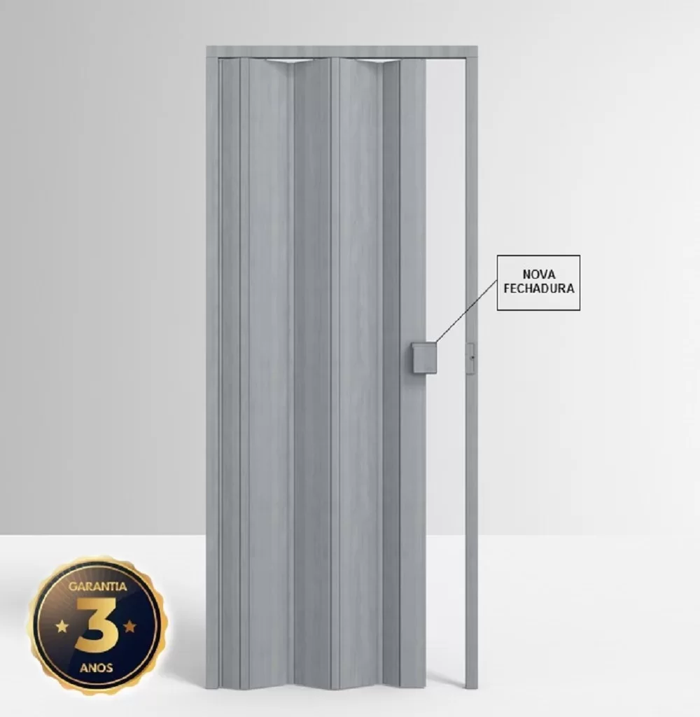 Porta Sanfonada de PVC 210x72cm Permatti - 2